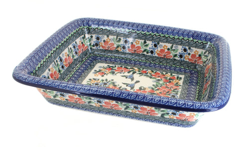 Polish Pottery Maria Medium Rectangular Baker