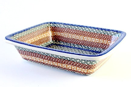 Athena Small Rectangular Baker Polish Pottery