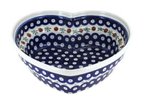 Polish Pottery Nature Large Heart Bowl