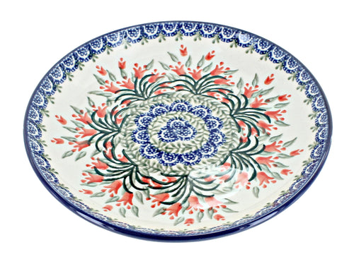 Polish Pottery Spring Tulip Dessert Plate
