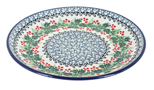 Polish Pottery Noelle Dessert Plate