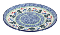 Polish Pottery Winter Bells Dessert Plate