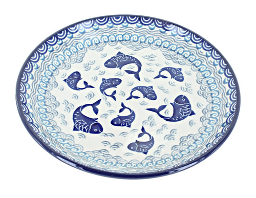 Polish Pottery Summer Fun Dessert Plate