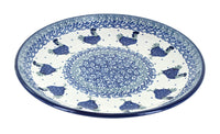Polish Pottery Barnyard Rooster Dessert Plate
