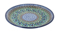 Polish Pottery Mardi Gras Dessert Plate