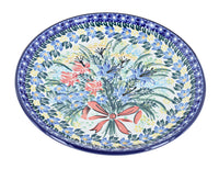 Polish Pottery Day Lily Bouquet Dessert Plate
