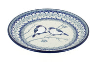 Polish Pottery Bluebird Dessert Plate