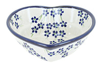 Polish Pottery Willow Small Heart Bowl