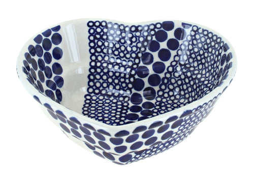 Polish Pottery Zara Small Heart Bowl
