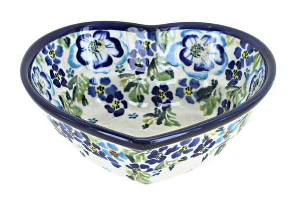 Vintage Violet Small Heart Bowl