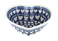 Polish Pottery Valentina Small Heart Bowl