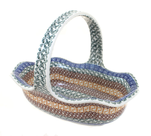 Polish Pottery Athena Basket