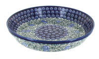 Polish Pottery Seaside Swirl Pie Plate