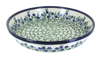 Polish Pottery Porcelain Vine Pie Plate