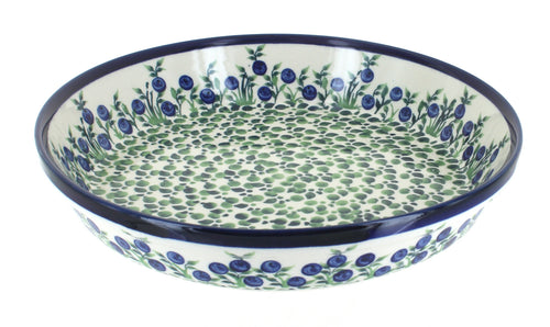 Polish Pottery Porcelain Vine Pie Plate