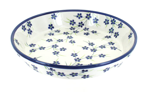 Polish Pottery Willow Pie Plate