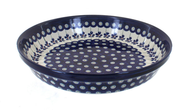Flowering Peacock Pie Plate