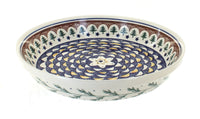 Polish Pottery Evergreen Pie Plate