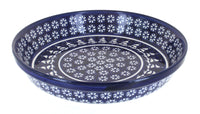 Polish Pottery Winter Nights Pie Plate