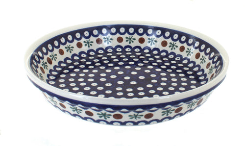 Polish Pottery Nature Pie Plate