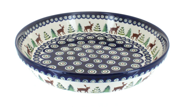 Reindeer Pine Pie Plate
