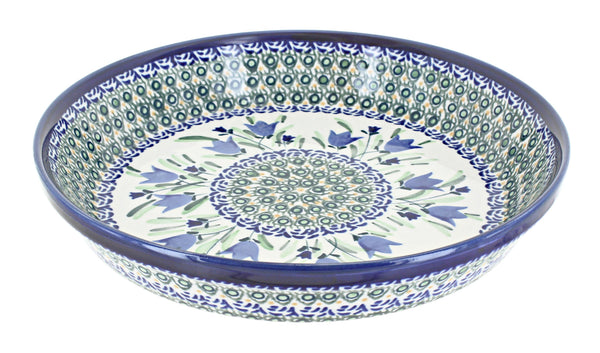 Blue Tulip Pie Plate