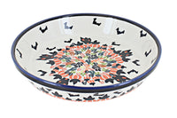 Polish Pottery Haunted House Pie Plate