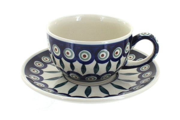 Peacock Cup & Saucer