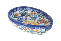 Polish Pottery Butterfly Small Spoon Rest