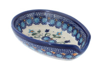 Polish Pottery Savannah Small Spoon Rest