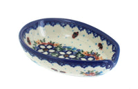 Polish Pottery Scarlett Small Spoon Rest