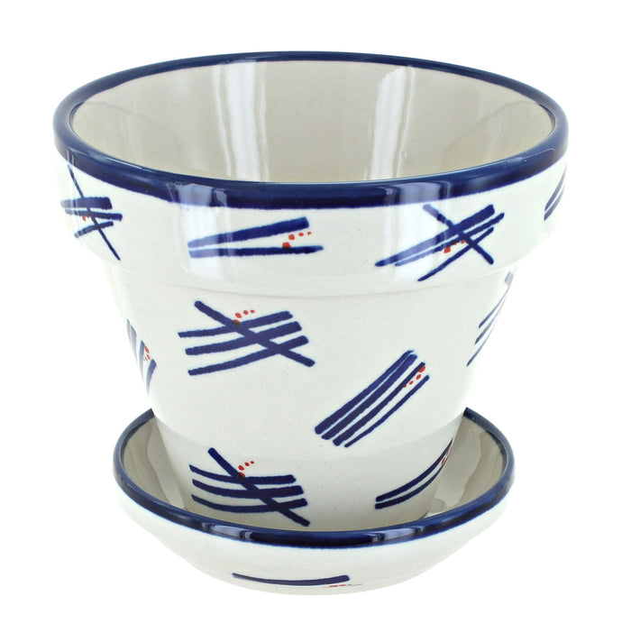 Polish Pottery Zoe Small Flower Pot