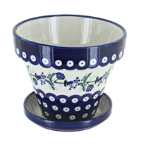 Polish Pottery Sweet Annie Small Flower Pot
