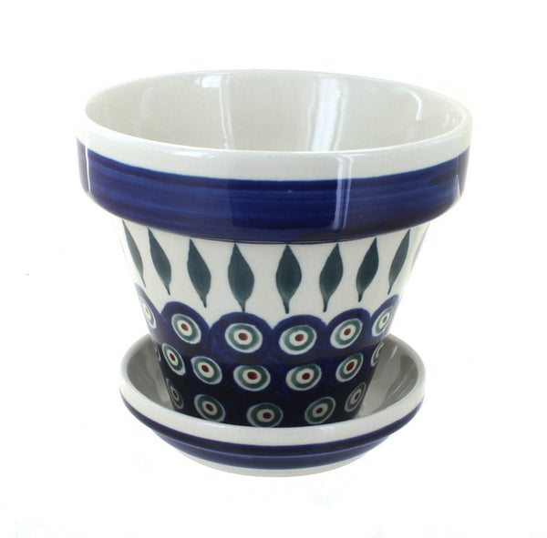 Peacock Small Flower Pot