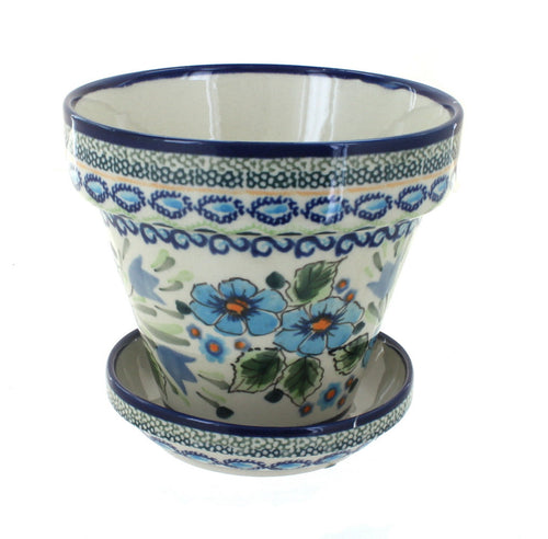 Polish Pottery Ballina Small Flower Pot