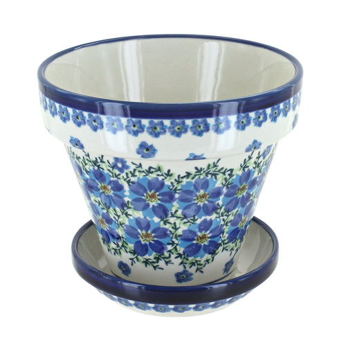Polish Pottery Kalina Small Flower Pot