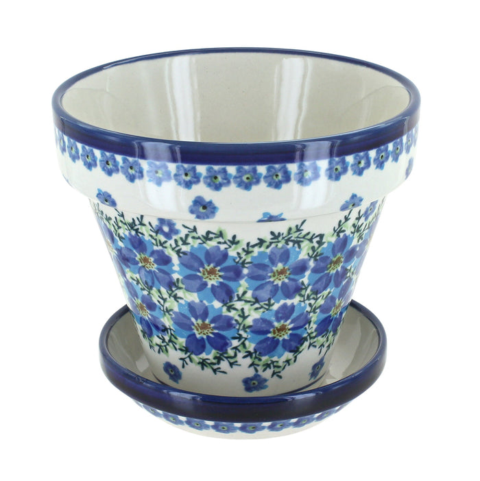 Polish Pottery Kalina Small Flower Pot