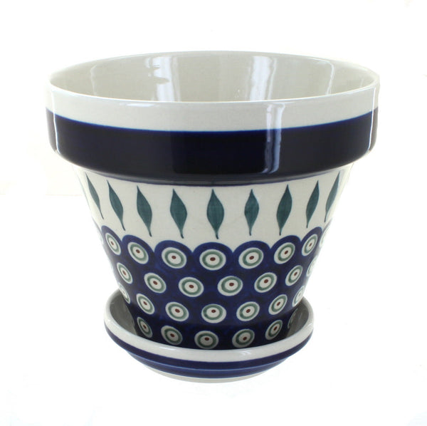 Peacock Medium Flower Pot