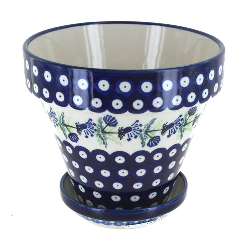 Polish Pottery Sweet Annie Medium Flower Pot