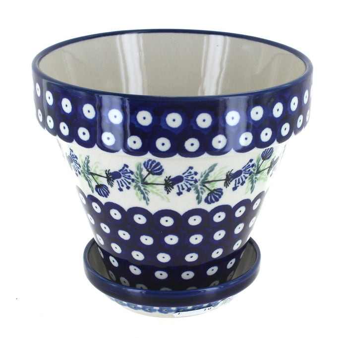 Polish Pottery Sweet Annie Medium Flower Pot