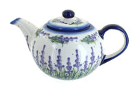 Polish Pottery Lavender Fields Large Teapot