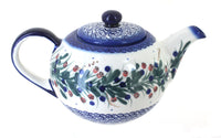 Polish Pottery Berry Large Teapot