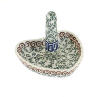 Polish Pottery Athena Ring Holder