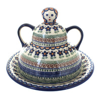 Polish Pottery Aztec Flower Cheese Lady
