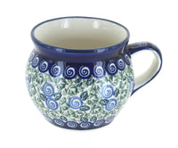 Polish Pottery Seaside Swirl Bell Shaped Mug