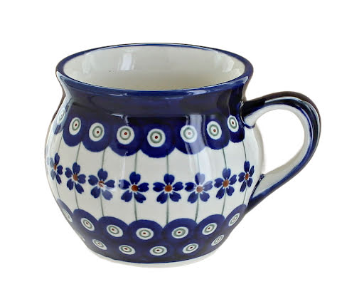 Flowering Peacock Medium Bell Shaped Mug