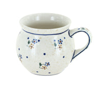 Polish Pottery Country Meadow Small Bell Shaped Mug