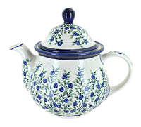 Polish Pottery Porcelain Vine Large Teapot