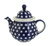 Polish Pottery Stars Large Teapot