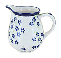 Polish Pottery Willow Small Pitcher